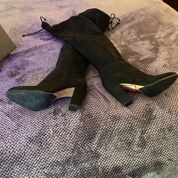 Over the knee suede boots - Picture 3 of 7